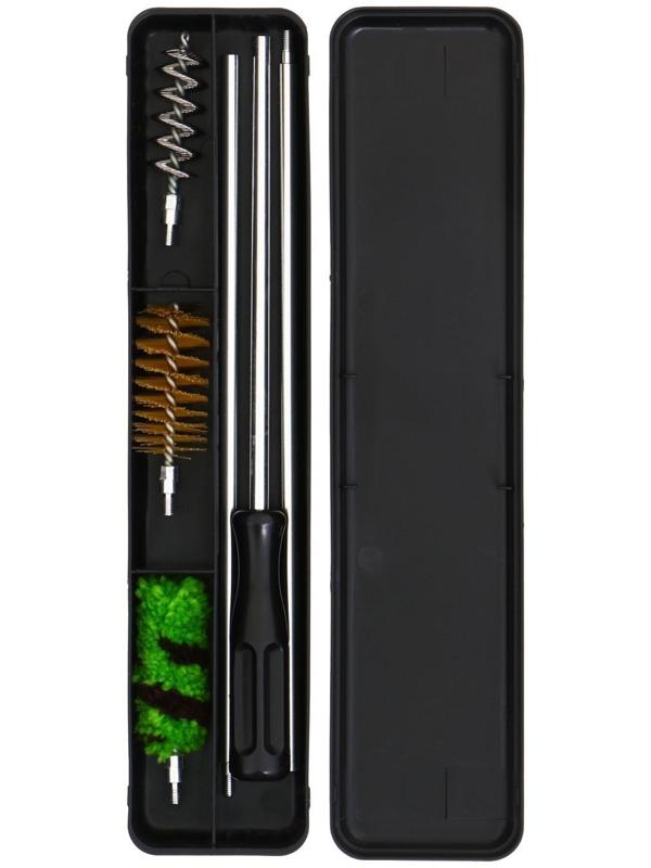 Набор для чистки ружей LUCKY VIEW, кал.12, 3 ерша, алюм.  шомполом 3-х секционный