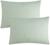 Комплект наволочек Этель, 50х70см - 2шт, цв.мятный, поплин