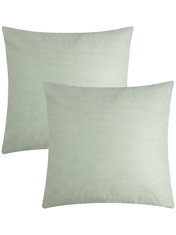 Комплект наволочек Этель, 70х70см - 2 шт, цв.мятный, поплин