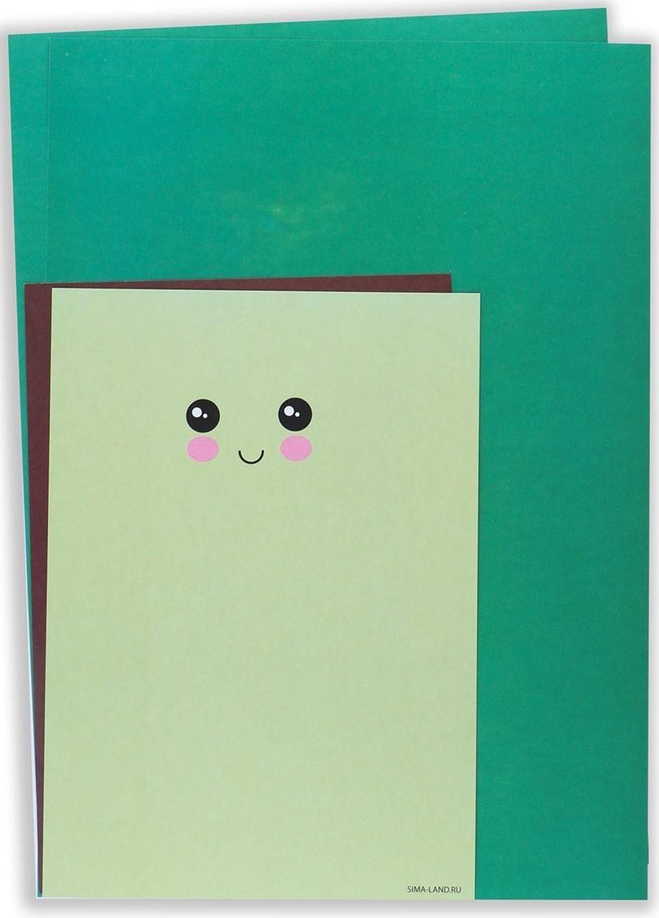 Полигональная фигура из бумаги «Авокадо», 23 х 30 х 16 см