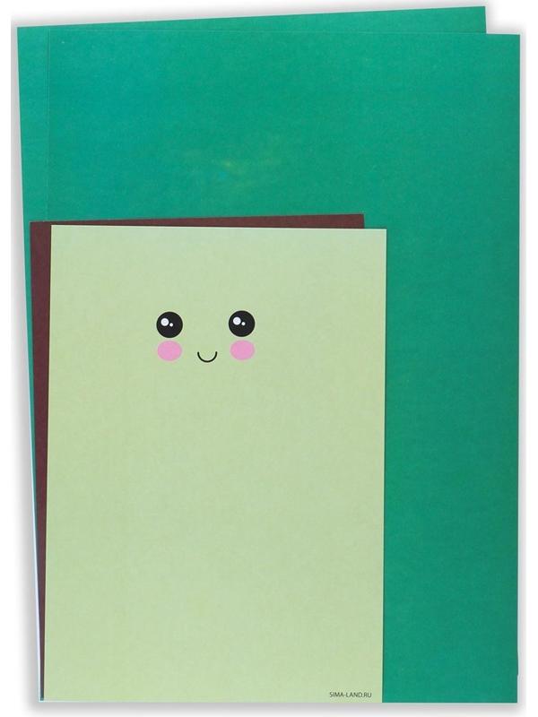 Полигональная фигура из бумаги «Авокадо», 23 х 30 х 16 см