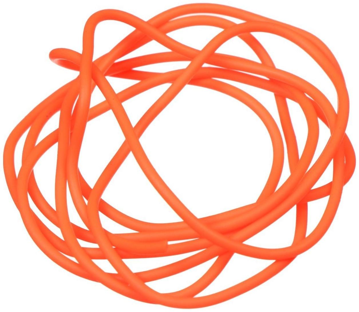 Кембрик, d внутр. 0.8 мм x d внеш. 1.5 мм, 1 м, флуоресцентный, красный, набор, 10 шт.