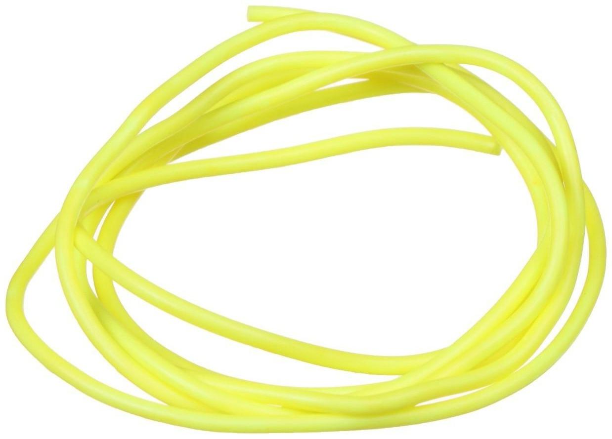 Кембрик, d внутр. 1 мм x d внеш. 2 мм, 1 м, флуоресцентный, желтый, набор, 10 шт.