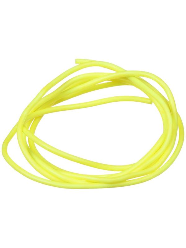 Кембрик, d внутр. 1 мм x d внеш. 2 мм, 1 м, флуоресцентный, желтый, набор, 10 шт.