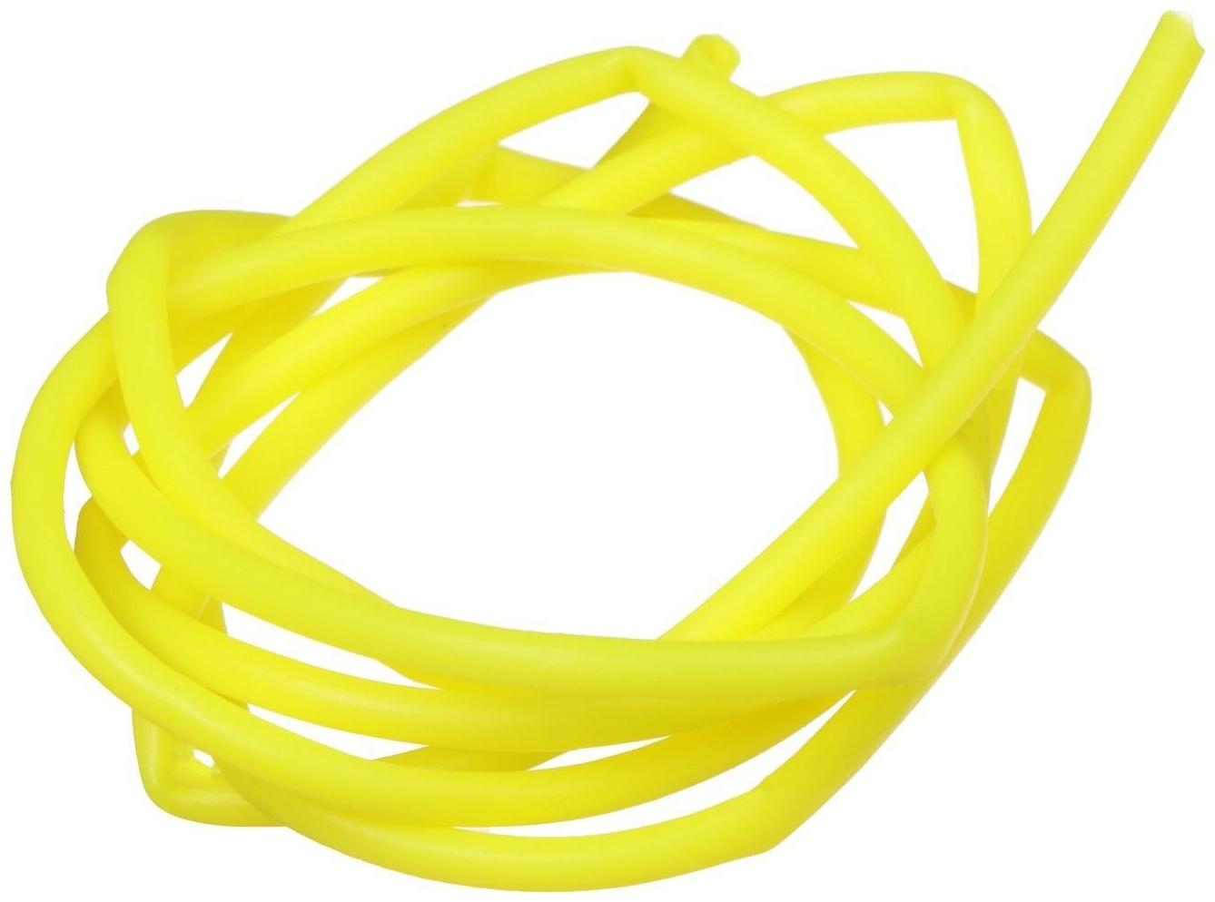 Кембрик, d внутр. 2 мм x d внеш. 4 мм, 1 м, флуоресцентный, желтый, набор, 10 шт.