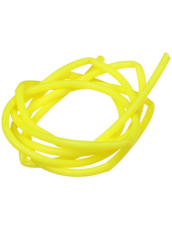 Кембрик, d внутр. 2 мм x d внеш. 4 мм, 1 м, флуоресцентный, желтый, набор, 10 шт.