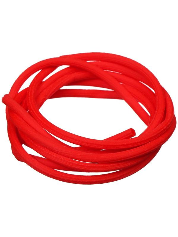 Кембрик, d внутр. 2 мм x d внеш. 4 мм, 1 м, флуоресцентный, красный, набор, 10 шт.