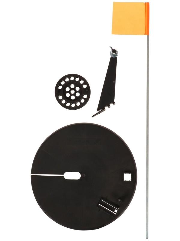 Жерлица Yaman, с угловой пластиковой стойкой, d-210 мм, катушка 75 мм