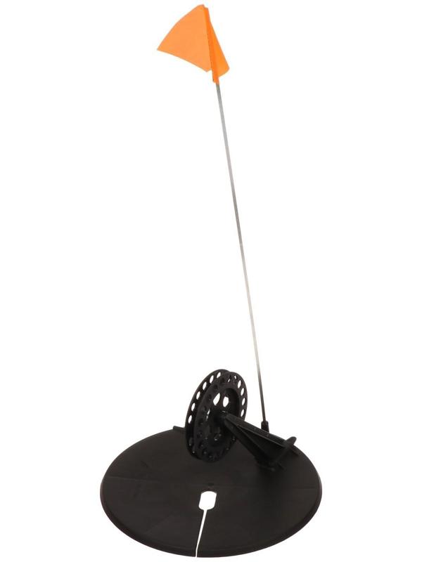 Жерлица Yaman, с угловой пластиковой стойкой, d-210 мм, катушка 90 мм