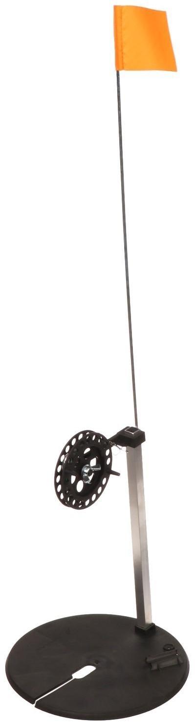 Жерлица оснащенная Yaman, с алюминиевой трубкой, L-285 мм, d-210 мм, катушка 90 мм