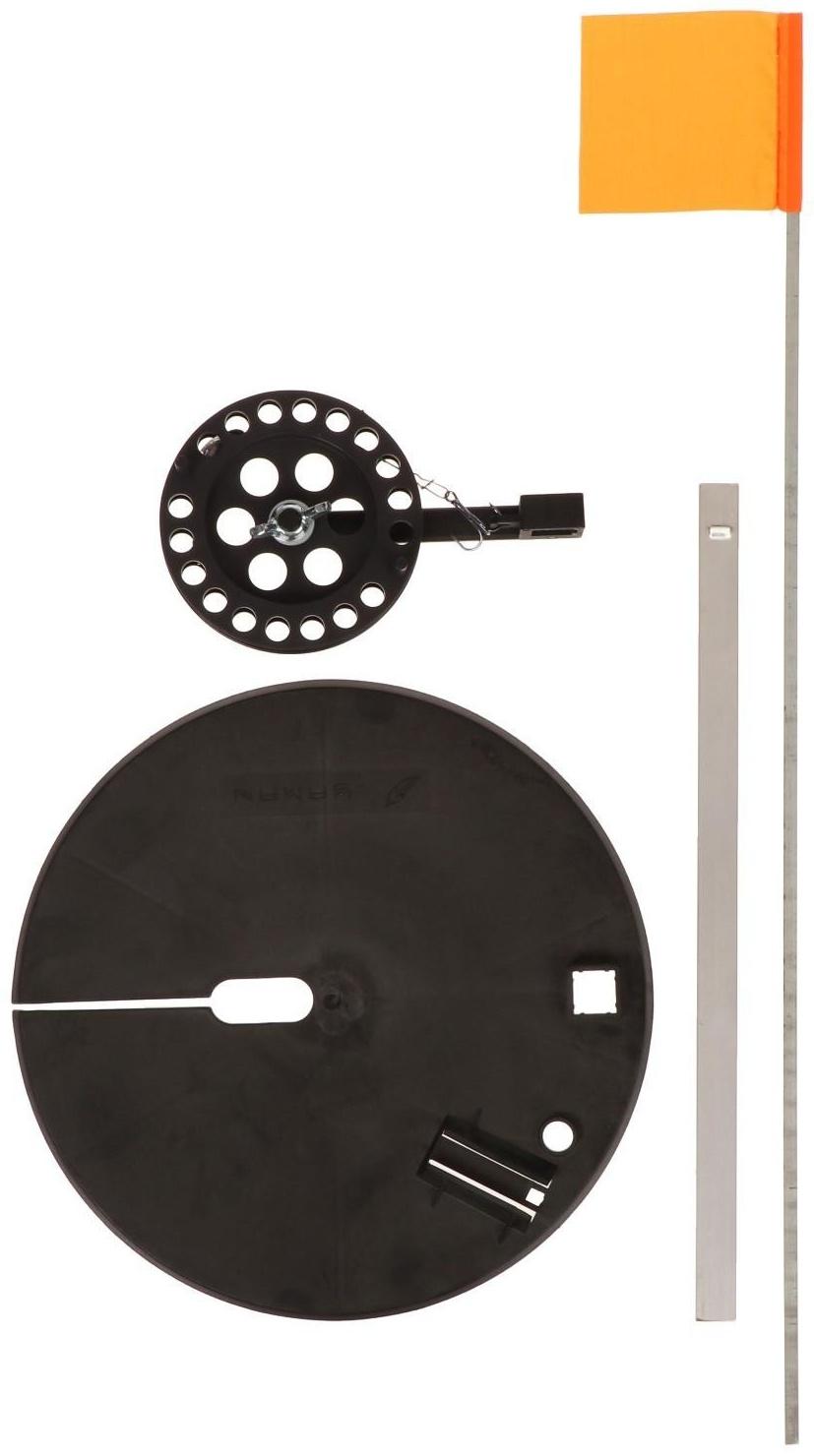 Жерлица оснащенная Yaman, с алюминиевой трубкой, L-285 мм, d-210 мм, катушка 90 мм