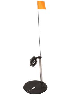 Жерлица оснащенная Yaman, с алюминиевой трубкой, L-285 мм, d-210 мм, катушка 90 мм