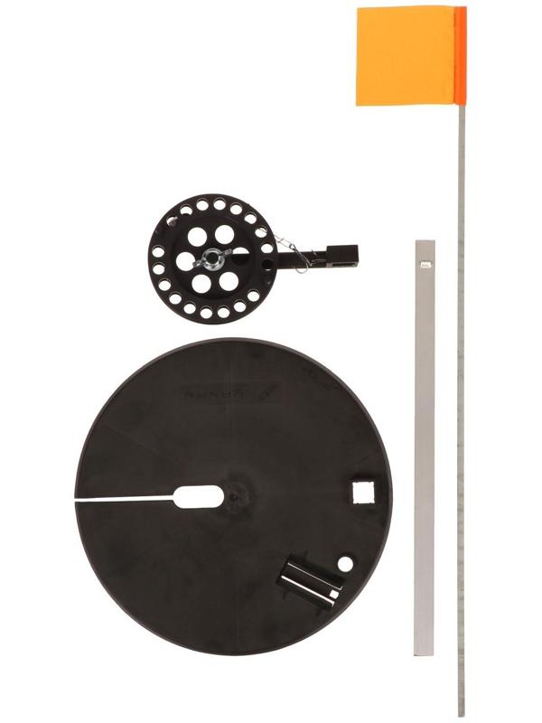 Жерлица оснащенная Yaman, с алюминиевой трубкой, L-285 мм, d-210 мм, катушка 90 мм