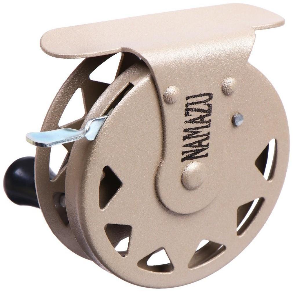 Катушка проводочная Namazu Eagle, алюминиевая, 2 подшипника, р. 5,5 см