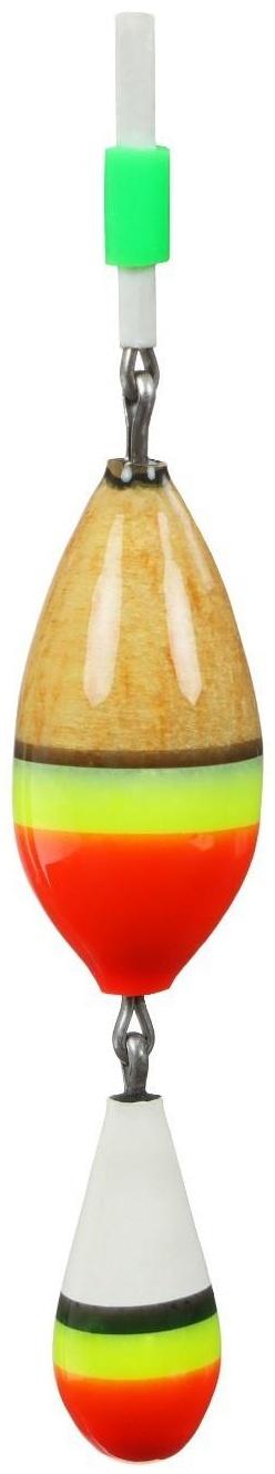 Поплавок зимний ЯМАН Капля двойной, бальса, 1.5 г, цвет микс, упаковка 5 шт.