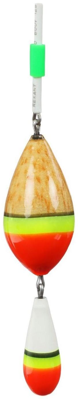 Поплавок зимний ЯМАН Капля двойной, бальса, 2.5 г, цвет микс, упаковка 5 шт.