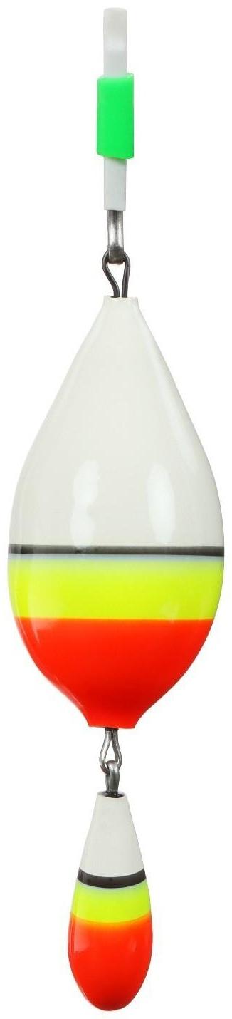 Поплавок зимний ЯМАН Капля двойной, бальса, 3.5 г, цвет микс, упаковка 5 шт.