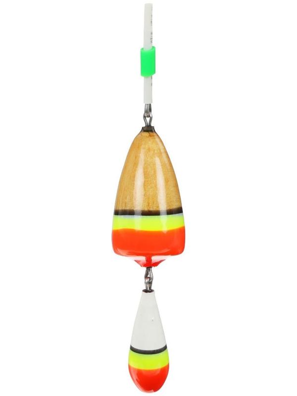 Поплавок зимний ЯМАН Конус двойной, бальса, 2.5 г, цвет микс, упаковка 5 шт.