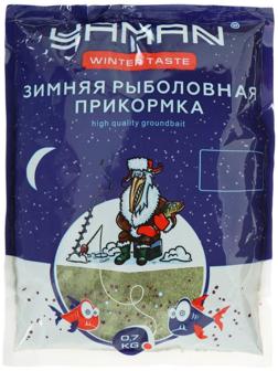 Прикормка Yaman Winter Taste Карась зимняя, анис, цвет зелёный, 700 г.