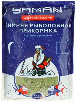 Прикормка Yaman Winter Taste Карась зимняя, конопля, цвет зелёный, 700 г.