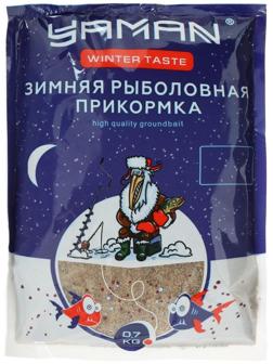 Прикормка Yaman Winter Taste Карась зимняя, чеснок, цвет микс, 700 г.