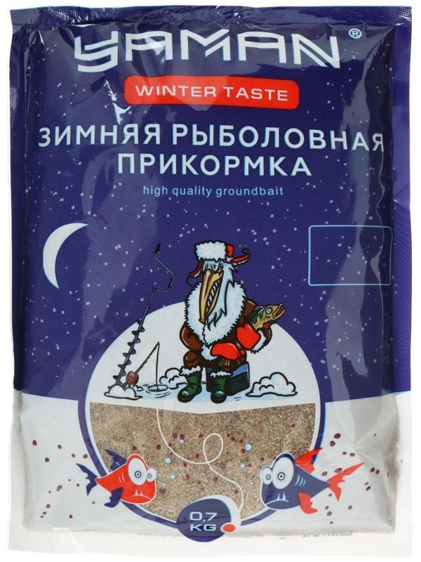 Прикормка Yaman Winter Taste Карась зимняя, чеснок, цвет микс, 700 г.
