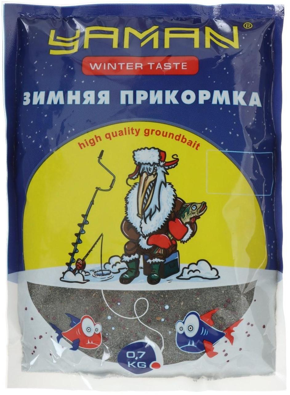 Прикормка Yaman Winter Taste Лещ зимняя, бисквит, цвет чёрный, 700 г.