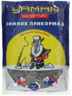 Прикормка Yaman Winter Taste Лещ зимняя, бисквит, цвет чёрный, 700 г.