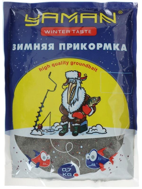 Прикормка Yaman Winter Taste Лещ зимняя, бисквит, цвет чёрный, 700 г.