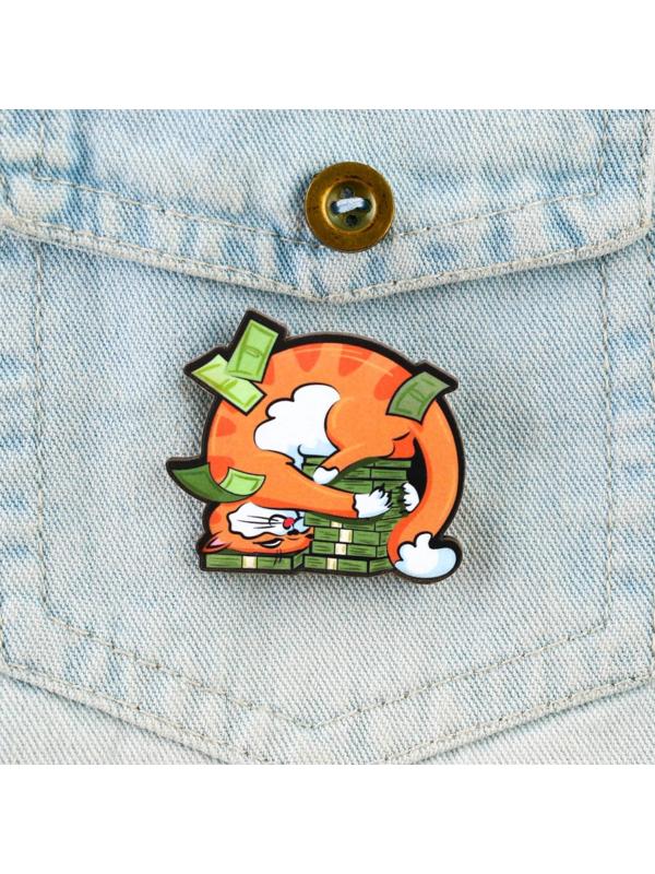 Значок «Оберег на достаток», 4 х 3,5 см