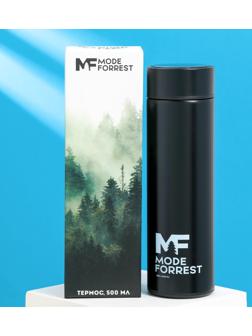Термос с индикатором температуры Mode Forrest, 500 мл черный, сохраняет тепло 8-10 ч
