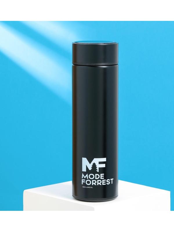 Термос с индикатором температуры Mode Forrest, 500 мл черный, сохраняет тепло 8-10 ч