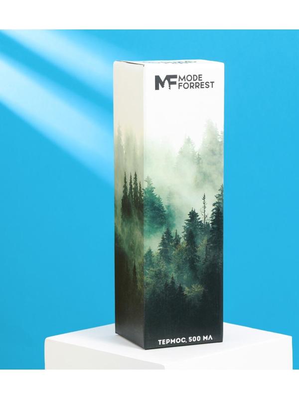 Термос с индикатором температуры Mode Forrest, 500 мл черный, сохраняет тепло 8-10 ч