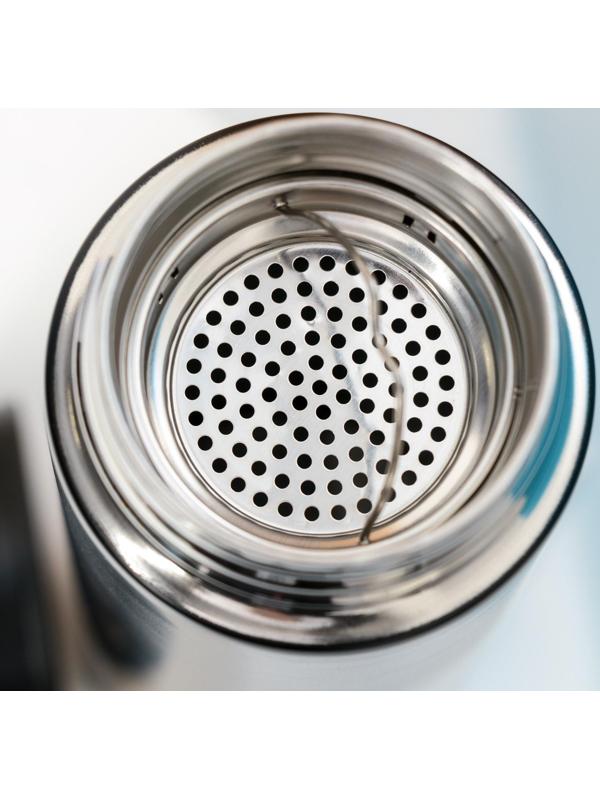 Термос с индикатором температуры Mode Forrest, 500 мл черный, сохраняет тепло 8-10 ч