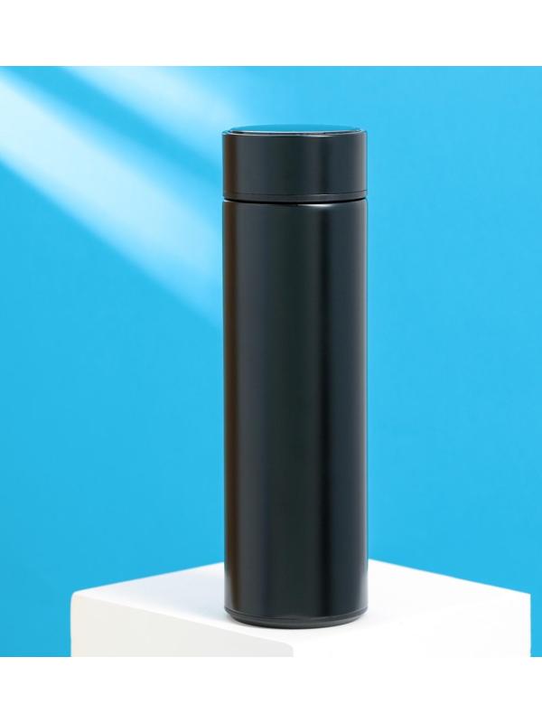 Термос с индикатором температуры Mode Forrest, 500 мл черный, сохраняет тепло 8-10 ч