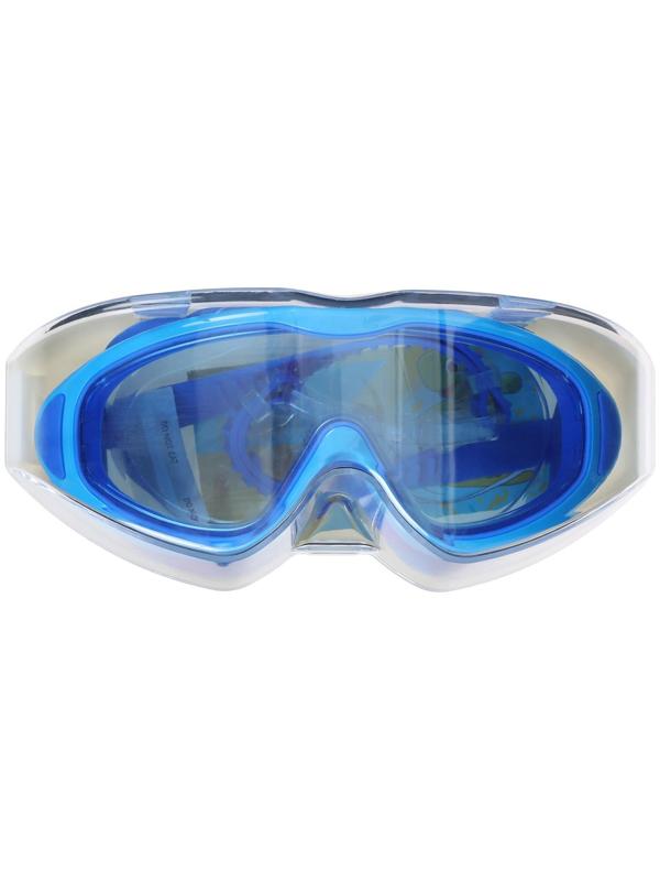 Очки-полумаска для плавания с берушами, детские, UV защита