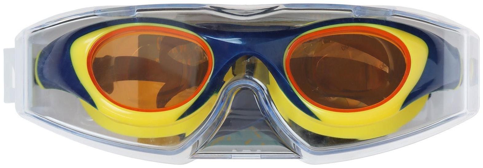 Очки для плавания, для взрослых + беруши, UV защита