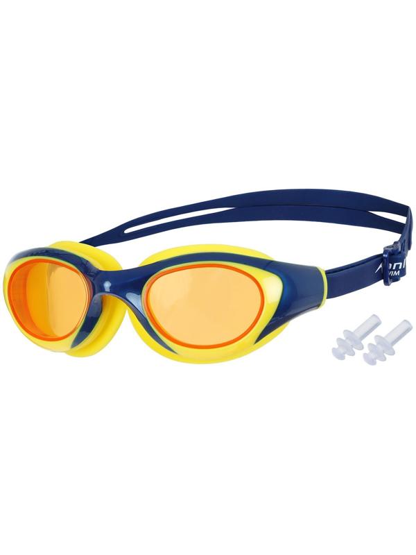 Очки для плавания, для взрослых + беруши, UV защита