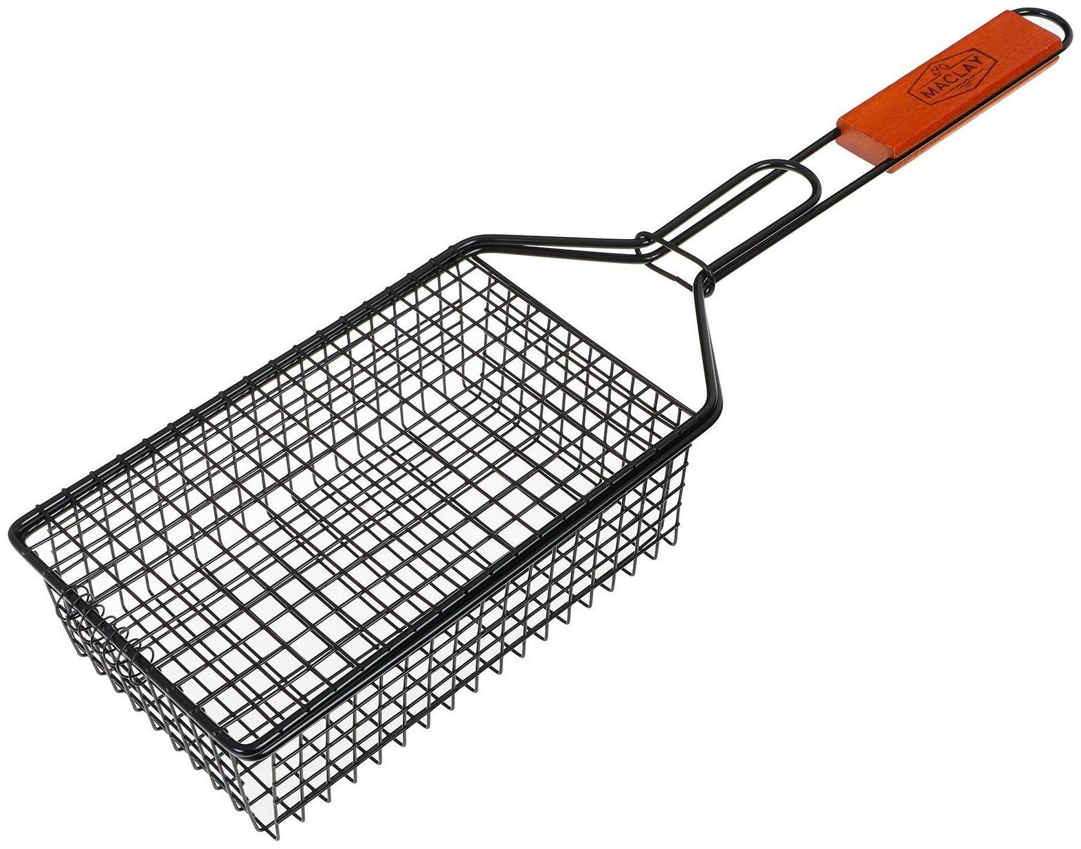 Корзина для барбекю, антипригарная, р. 53 x 23 x 14 x 8 см