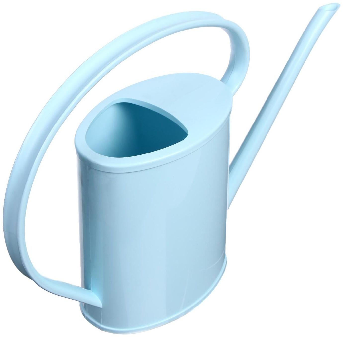 Лейка, 1,2 л, без рассеивателя, голубая