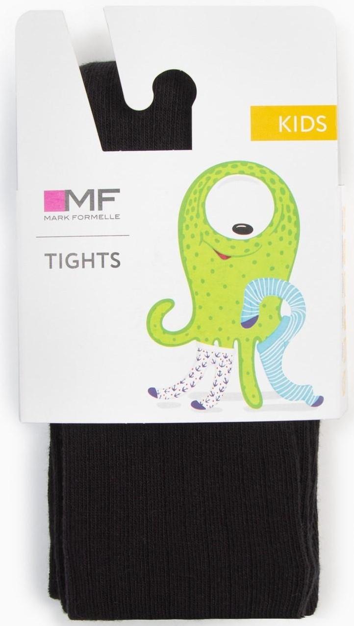 Колготки детские, цвет чёрный, рост 116-122 см