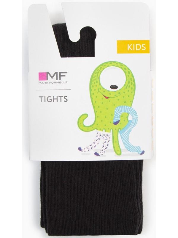 Колготки детские, цвет чёрный, рост 116-122 см