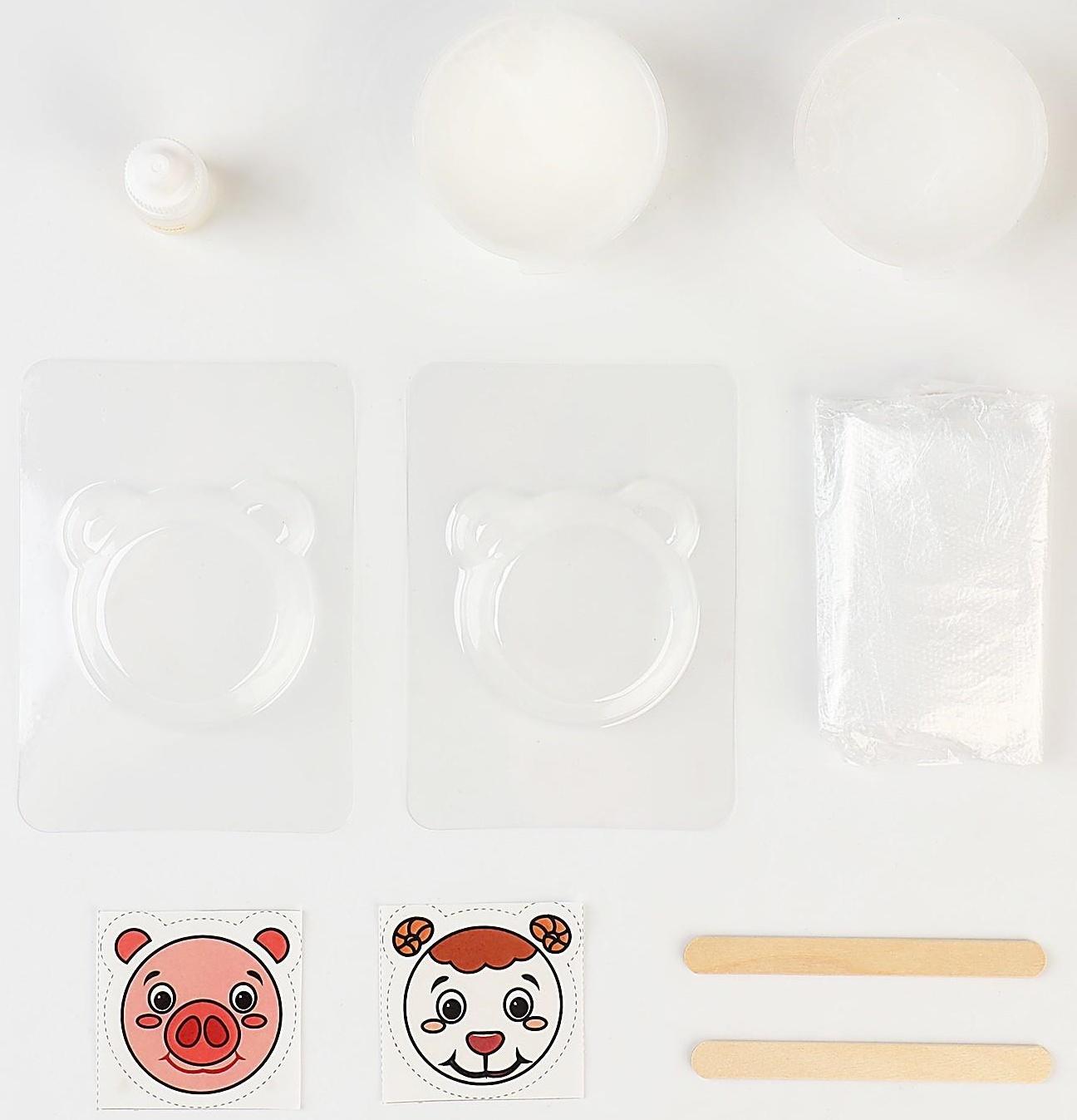 Мыло-картинка «Свинка и барашек»