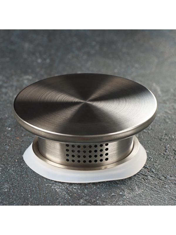 Крышка для ёмкостей Доляна, d=7 см, нержавеющая сталь