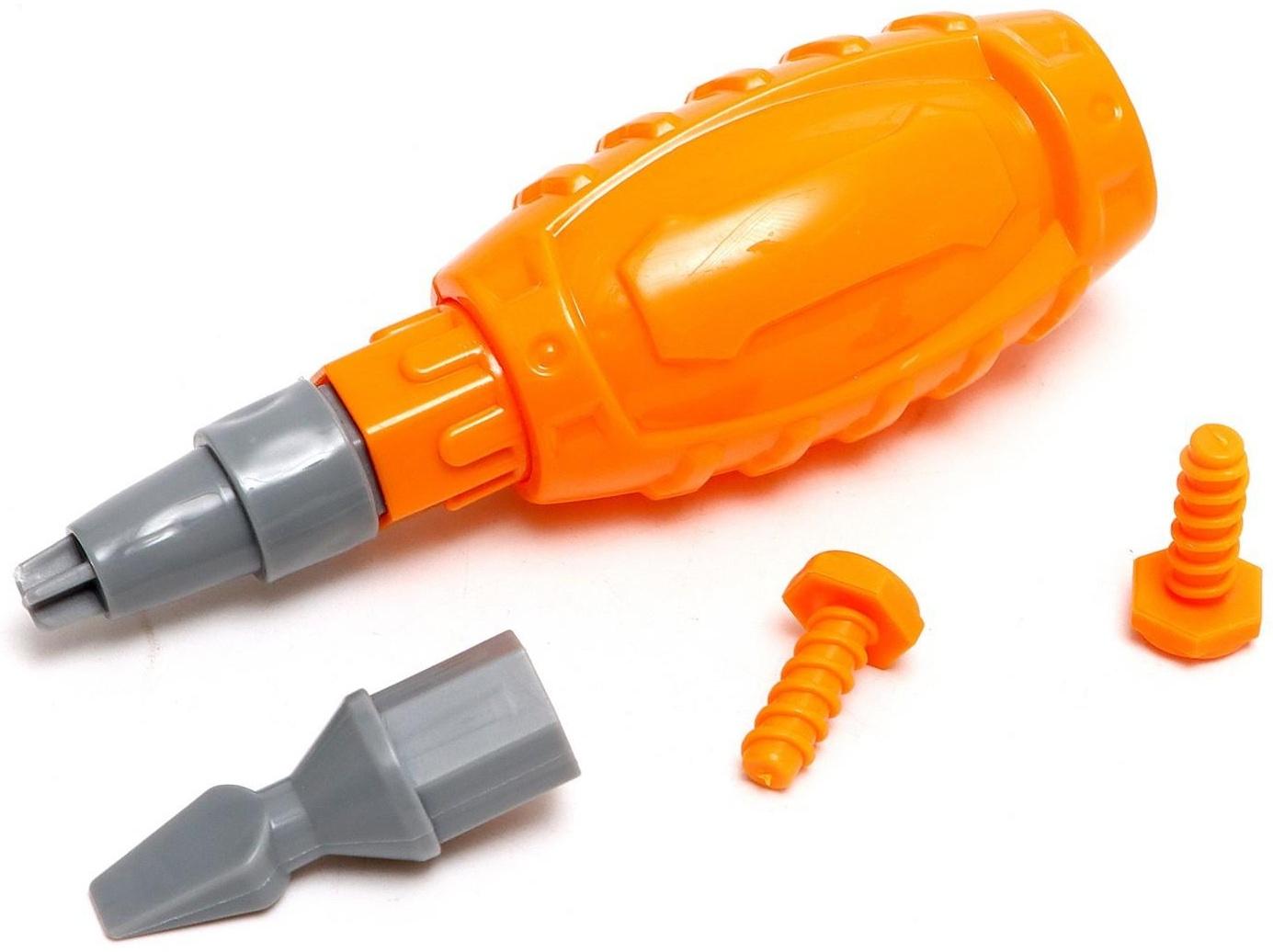 Конструктор винтовой «Дельфин», с отвёрткой, 15 элементов