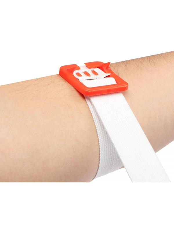 Жгут медицинский кровоостанавливающий, с пряжкой и крючком, 60 х 2,5 см