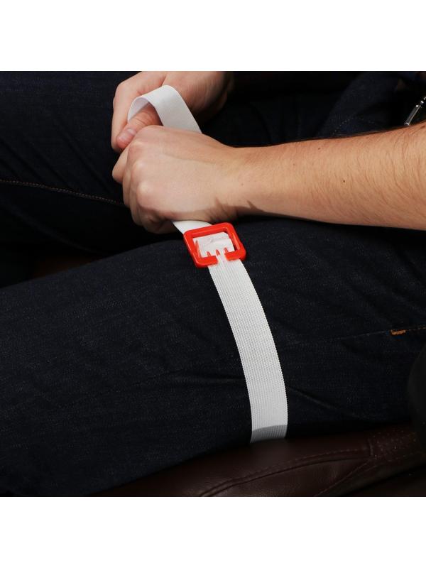 Жгут медицинский кровоостанавливающий, с пряжкой и крючком, 60 х 2,5 см