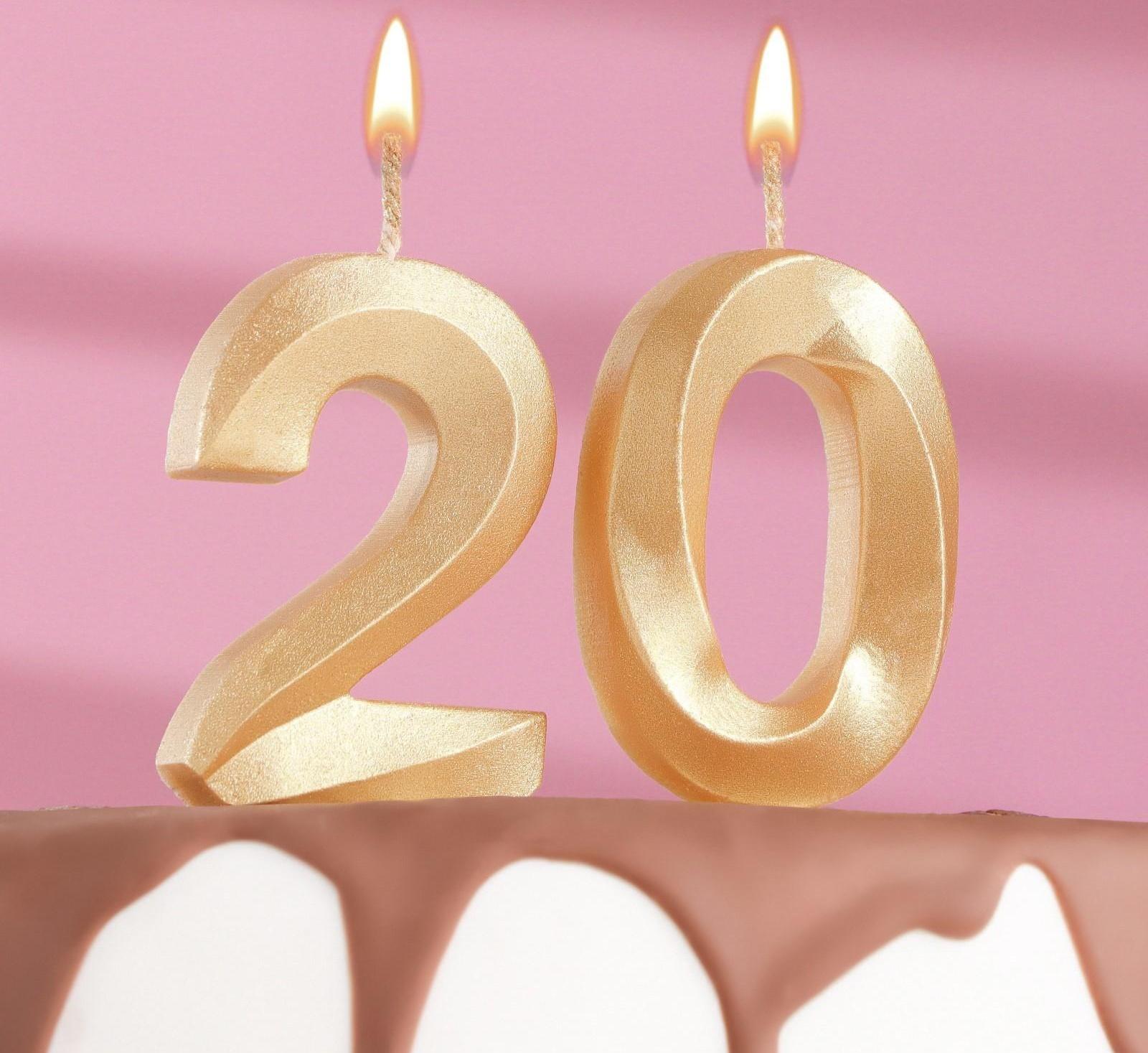 Свеча в торт юбилейная 