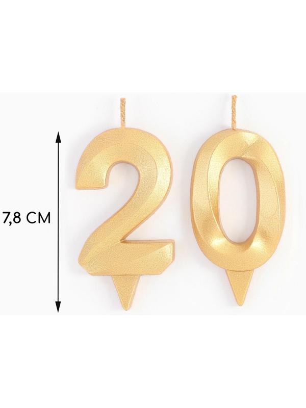 Свеча в торт юбилейная 