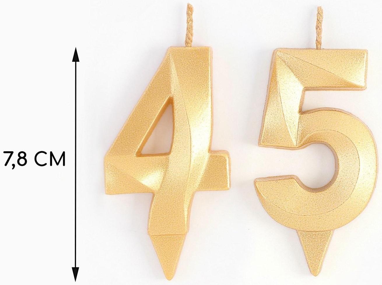 Свеча в торт юбилейная 